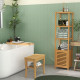 Extendable Bamboo Bathtub Shelf Rack Bath Caddy Tray Bathroom Storage
