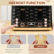 Four-Slice Rippled Toaster - Black