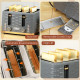 Four-Slice Rippled Toaster - Grey
