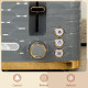 Four-Slice Rippled Toaster - Grey