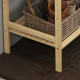 Four-Tier Bamboo Adjustable Shelf Storage Unit