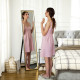 Full Length Mirror, 37 x 157cm Wall Mounted, Leaning, Free Standing Mirror, Framed Full Body Mirror for Living Room, Bedroom, Bl