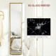 Full Length Mirror, 37 x 157cm Wall Mounted, Leaning, Free Standing Mirror, Framed Full Body Mirror for Living Room, Bedroom, Bl