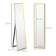 Full Length Mirror, 37 x 157cm Wall Mounted, Leaning, Free Standing Mirror, Framed Full Body Mirror for Living Room, Bedroom, Wh