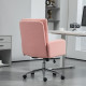 91-99cm Sherpa Fleece Office Chair - Pink
