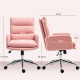 91-99cm Sherpa Fleece Office Chair - Pink
