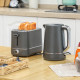 Kettle and Toaster Set, 1.7L 3000W Fast Boil Kettle &amp; 2 Slice Toaster Kitchen Set with 6 Level Browning Controls, Defrost, Rehea