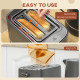 Kettle and Toaster Set, 1.7L 3000W Fast Boil Kettle &amp; 2 Slice Toaster Kitchen Set with 6 Level Browning Controls, Defrost, Rehea