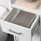 kleankin Bathroom Furniture Set with Adjustable Shelves, Tall Bathroom Storage Cabinet with Open Shelves, Bathroom Floor Cabinet