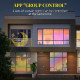LED Curtain Lights, Smart Curtain Fairy Lights Plug In, Colour Changing Wall Lights with Remote, Dynamic DIY Hanging Window Stri