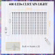 LED Curtain Lights, Smart Curtain Fairy Lights Plug In, Colour Changing Wall Lights with Remote, Dynamic DIY Hanging Window Stri