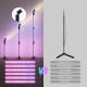 LED Floor Lamp with Reading Light, 360° RGB Detachable Corner Floor Lamp with App &amp; Remote Control, Standing Lamp with Music Syn