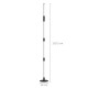 LED Floor Lamp, 360° RGB Detachable Corner Floor Lamp with App &amp; Remote Control, Colour Changing Standing Lamp with Music Sync &amp;