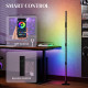 LED Floor Lamp, 360° RGB Detachable Corner Floor Lamp with App &amp; Remote Control, Colour Changing Standing Lamp with Music Sync &amp;