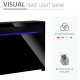 LED Storage Cabinet, Cupboard with High Gloss Front and RGB Lighting, Modern Sideboard for Entryway, Dining Area, Living Room, B