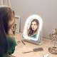 LED Vanity Mirror with Lights, 33 x 44.5cm Lighted Makeup Mirror with 3 Colour, 360° Rotation, Touch Screen, for Bedroom and Dre