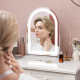 LED Vanity Mirror with Lights, 43 x 59cm Lighted Makeup Mirror with 3 Colour, 360° Rotation, Touch Screen, for Bedroom and Dress
