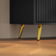 Modern TV Stand Cabinet for TVs up to 55&quot;, TV Unit with 2 Open Shelves and 2 Cabinets, Entertainment Centre with Cable Managemen