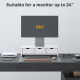 Monitor Stand Riser with 3 Drawers, Monitor Riser for Laptop, Computer, PC, Small Printer, 51 x 24 x 13cm, White