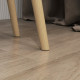 Nesting Coffee Table, Set of 2 Side Tables, Stacking End Tables with Solid Wood Legs, for Living Room Bedroom, Light Grey