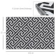 Outsunny 121 x 182 cm(4x6ft) Outdoor Rug Reversible Mat Plastic Straw Rug Portable RV Camping Mat for Garden Deck Picnic Indoor,