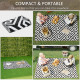 Outsunny 121 x 182 cm(4x6ft) Outdoor Rug Reversible Mat Plastic Straw Rug Portable RV Camping Mat for Garden Deck Picnic Indoor,