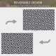 Outsunny 121 x 182 cm(4x6ft) Outdoor Rug Reversible Mat Plastic Straw Rug Portable RV Camping Mat for Garden Deck Picnic Indoor,