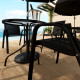 Outsunny 12kg Garden Parasol Base, Round Resin Garden Umbrella Base, Heavy Duty Parasol Stand for 38mm or 48mm Outdoor Umbrella 