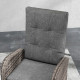 Outsunny 2 Seater Patio Rattan Wicker Chaise Lounge Sofa Set w/ Cushion for Patio Garden Porch, Brown