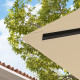 Outsunny 3 x 3(m) Gazebo Canopy Replacement Cover, Garden Gazebo Roof Replacement with Drain Holes, Water Resistant PVC Coating,