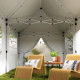 Outsunny 3 x 6m Pop Up Gazebo with Sides, UPF50+ Height Adjustable Marquee Party Tent, Wedding Canopy, Instant Event Shelter wit