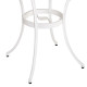 Outsunny 3 Piece Patio Bistro Set for 2, Outdoor Aluminium Garden Table and Chairs with Adjustable Footpads for Balcony, Garden 