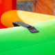 Outsunny 4 in 1 Kids Bouncy Castle Extra Large Double Slides &amp; Trampoline Design Inflatable House Pool Climbing Wall with Blower