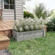 Outsunny 58L Garden Raised Bed Planter Grow Containers for Outdoor Patio Plant Flower Vegetable Pot Fir Wood, 100 x 36.5 x 36 cm