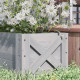 Outsunny 58L Garden Raised Bed Planter Grow Containers for Outdoor Patio Plant Flower Vegetable Pot Fir Wood, 100 x 36.5 x 36 cm