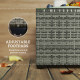 Outsunny 62 x 62cm Glass-Top Rattan Side Table - Light Grey