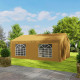 Outsunny 6m x 4m Garden Gazebo, Galvanised Marquee Party Tent with Removable Sides and Windows for Parties, Wedding and Events, 
