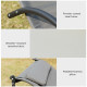 Outsunny Double Sun Lounger, Rocking Lounger Sunbed Daybed with Armrest and Headrest Pillow, for Two, For Outdoor Patio Garden, 