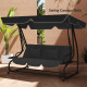 Outsunny Garden Swing Canopy Replacement 3 Seater, Waterproof Garden Swing Seat Canopy Cover, Windproof Anti-UV Sun Shade (Canop