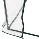 Outsunny Set of 2 Tunnel Greenhouse, Green Grow House with Roll-up Door, Steel Frame, Plastic Cover for Garden, Outdoor, 250 x 1