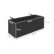 Outsunny Set of Two Rattan-Effect Planters - Black