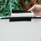 Outsunny Zero Gravity Garden Folding Patio Sun Lounger w/Cup Holder &amp; Canopy Shade White