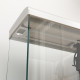 PawHut 27L Glass Fish Tank with Filter System, LED Light, Water Pump, for Betta, Goldfish, Shrimps, White