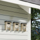 PawHut 3PCs Wooden Bat Boxes, Bat Houses Designed to Attract Bats &amp; Easy to Hang for Outdoor, Garden, Farm, 18 x 6 x 22.5 cm