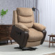 Power Lift Recliner Chair for Elderly, Patchwork Design Oversized Electric Riser and Recliner Armchair for Living Room with Remo