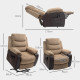 Power Lift Recliner Chair for Elderly, Patchwork Design Oversized Electric Riser and Recliner Armchair for Living Room with Remo