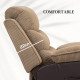 Power Lift Recliner Chair for Elderly, Patchwork Design Oversized Electric Riser and Recliner Armchair for Living Room with Remo