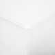 Radiator Cover, Modern MDF White Painted Cabinet with Horizontal Slats for Living Room, Bedroom, 172L x 19W x 81H cm