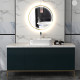 60cm Anti-Fog LED Bathroom Mirror - Gold Tone