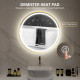 60cm Anti-Fog LED Bathroom Mirror - Gold Tone